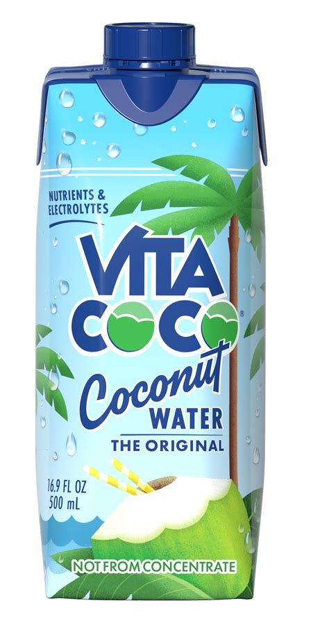 Vita Coco Coconut Water, Pure, 16.9 fl oz Tetra - Walmart.com