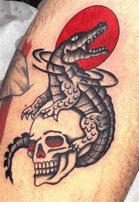 Crocodile Tattoo Design Images (Crocodile Ink Design Ideas) in 2024 ...