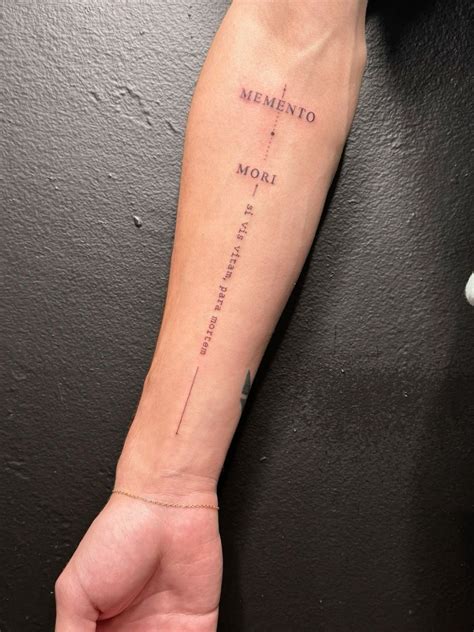 memento mori tattoo idea 11