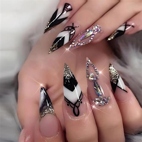 Acrylic Nails Long Stiletto