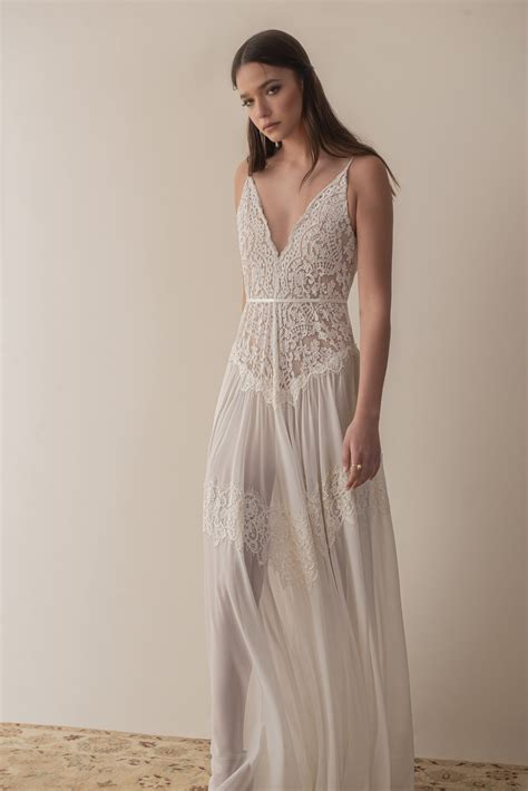 Boho Beach Wedding Dress Boho Wedding Dress Chiffon - Etsy