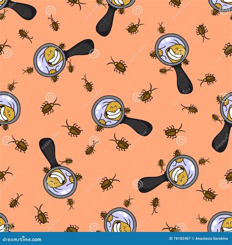 Cartoon Cockroaches In Different Poses. Set Of Illustrations Stock