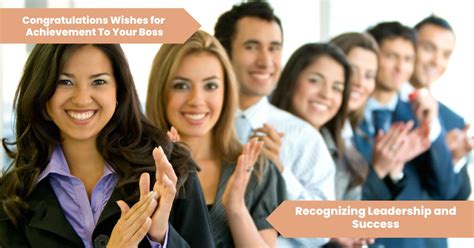 101 Congratulations Wishes for Achievement To Your Boss: Recognizing ...