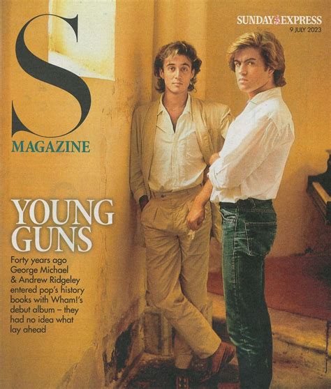 Sunday Express Magazine July 2023 Wham! George Michael, Andrew Ridgele