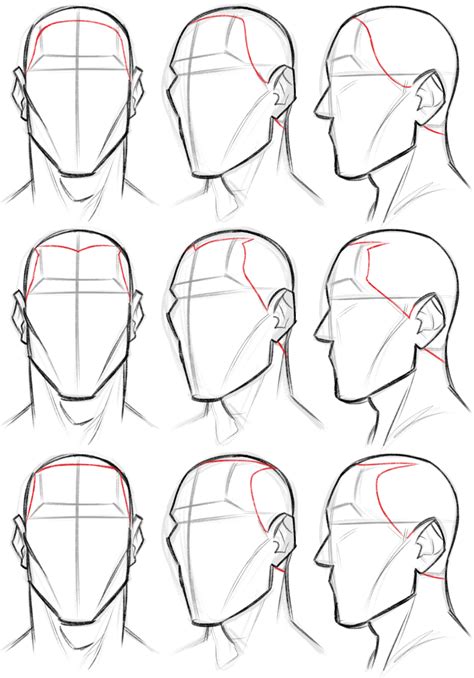 anime face drawing reference anime male face drawing reference handshears