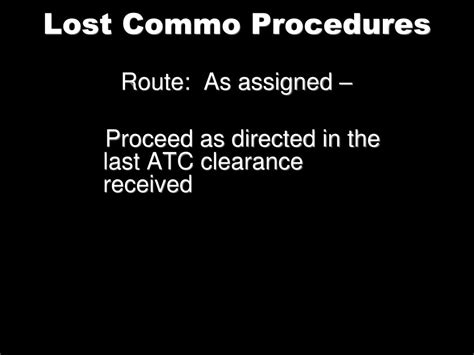 PPT - LOST COMMO PowerPoint Presentation, free download - ID:2693425
