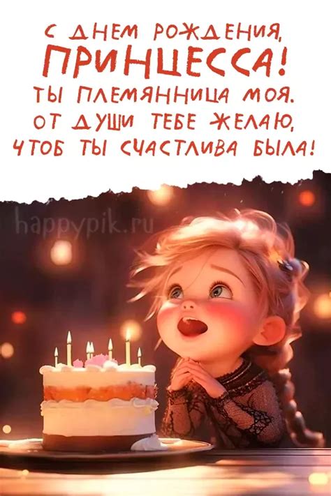 Открытки племяннице С днём рождения - скачать бесплатно (30 шт ...