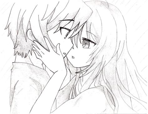 Anime Couple Sketch by thejungleboy on DeviantArt