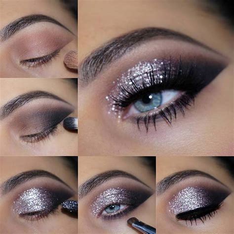 Silver Glitter Makeup Looks | Saubhaya Makeup