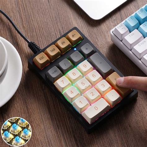 Digital Ergonomic Mini Accounting Keyboard Laptop Number Pad USB Wired ...