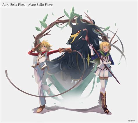 Mare Bello Fiore & Aura Bella Fiora — Overlord 4K Ultra HD Wallpaper by