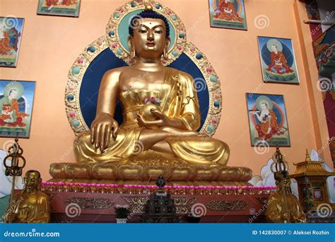 Ulan-Ude, Russia, 03. 15. 2019 Statues of Buddhist Deities in a Buddhist Church Rinpoche Bagsha ...