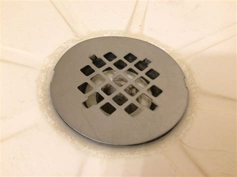 remove shower drain cover 2