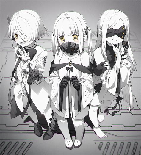 ein, sof, and ohr (blue archive) drawn by yukie_(kusaka_shi) | Danbooru