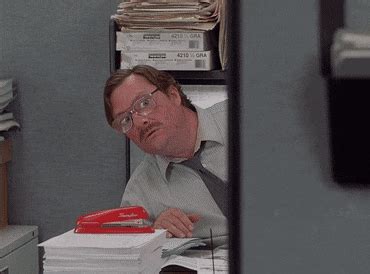 milton looking around corner Memes - Imgflip