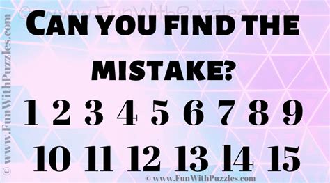 Can You Find the Mistake? | Brain Test Picture Riddle