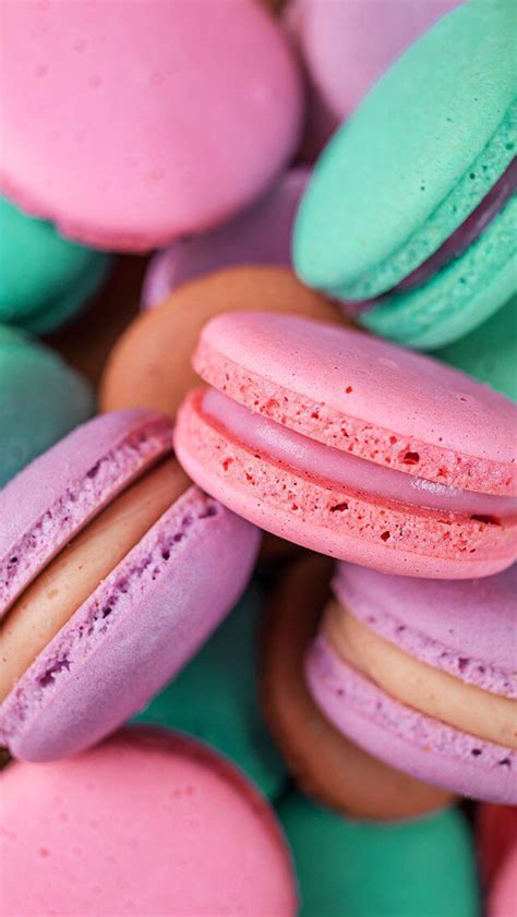 Pin af Pinner på Desserts | Makroner, Iphone baggrund, Blog