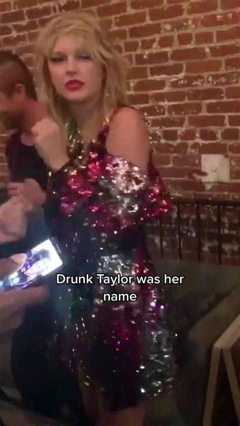 Taylor Swift makes fun of her drunk self
