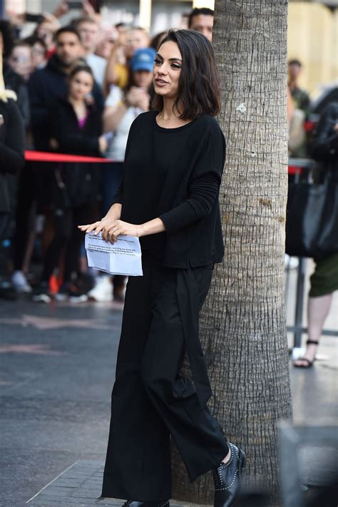 Mila Kunis - Zoe Saldana Star on the Hollywood Walk of Fame in Los