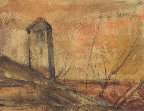 Vasil Stoilov Antonov /1904-1990/ - "Courtyard" d.1937 - ENAKOR
