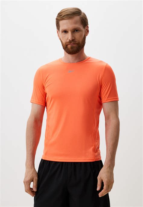 Футболка спортивная Reebok RUNNING SS SPEEDWICK TEE, цвет: оранжевый ...