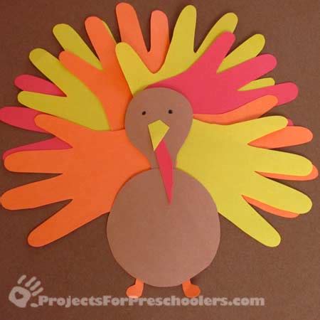 Hand Turkey Art