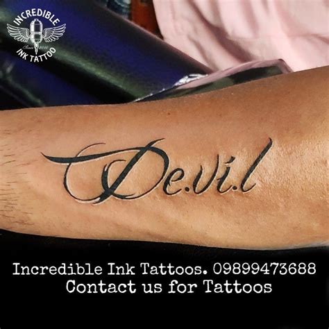 Update 93+ about devil name tattoo designs unmissable - in.daotaonec