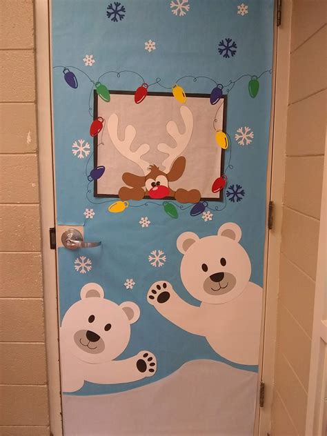 school christmas  winter door decor winter door decorations