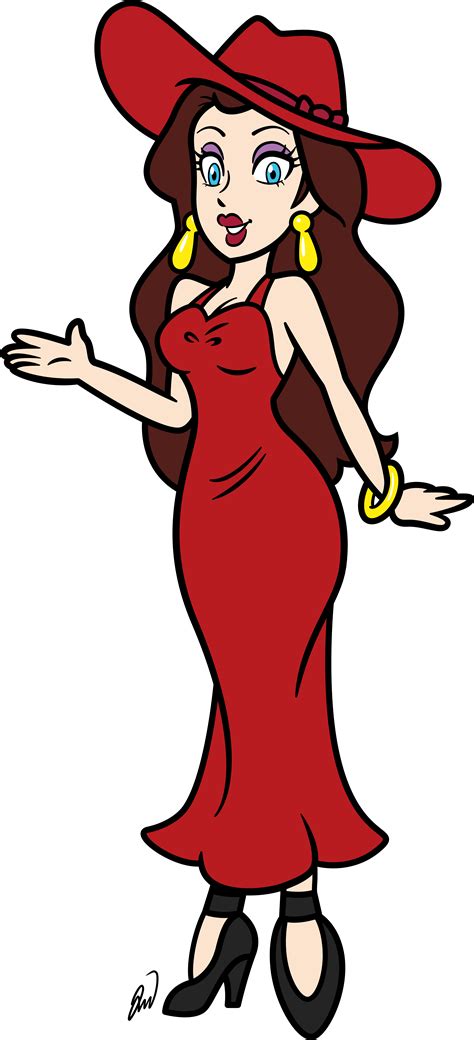 Pauline - 2D Mario Style (flat color) by Fawfulthegreat64 on DeviantArt