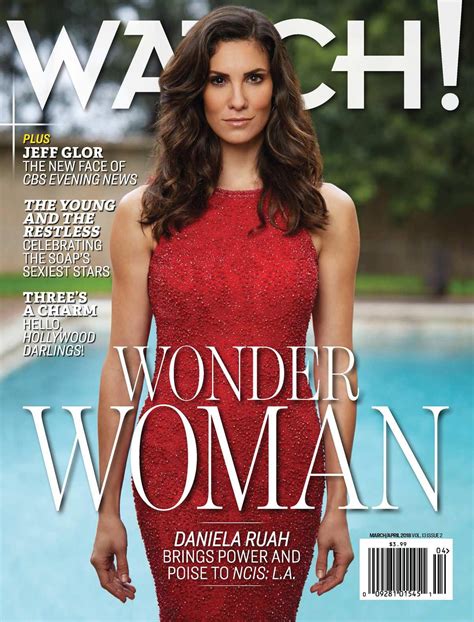 DANIELA RUAH in Watch! Magazine, April 2018 – HawtCelebs