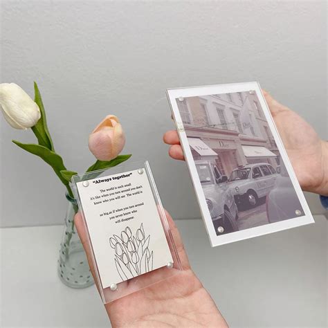 Прозрачная акриловая фоторамка | AliExpress