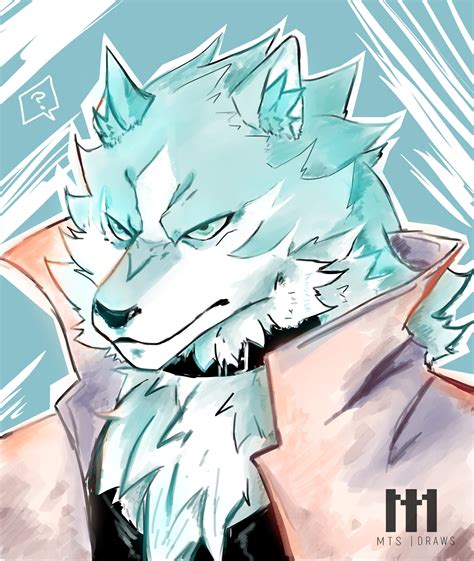 ArtStation - FAN ART SKETCH COLOR! SHIROU OGAMI! 🔥🐺