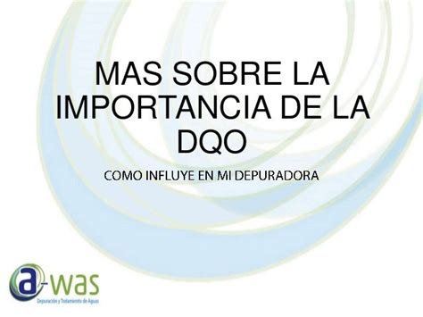 Que es la dqo ii