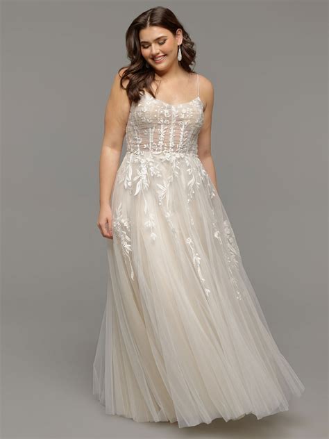 Kendall A-Line Tulle Wedding Dress - Avery Austin