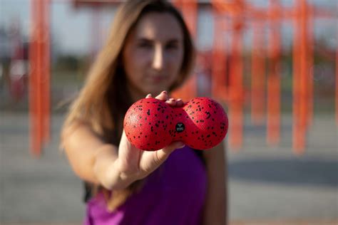 Двойной массажный мяч SportDominator® HardBall Duo 8/16