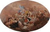 Неизвестный художник. Плафон овальный «Триумф Петра I» - Виртуальный ...