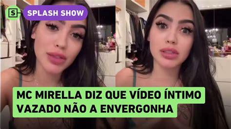 Mc Mirella Dando A Buceta - MC Mirella reage a vazamento de vídeo íntimo com marido: 'Vou ter ...