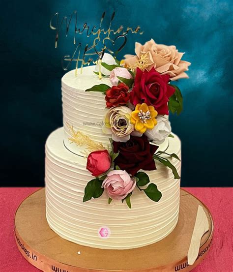 Floral Wedding Cake