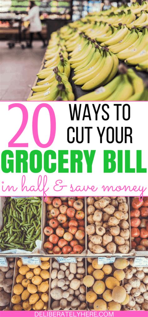 How to Cut Your Grocery Bill in Half - Deliberately Here
