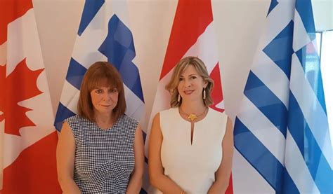 Greek President Attends Dinner In Her Honour By Canadian Ambassador