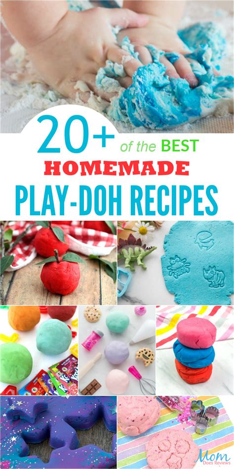 20+ of the BEST Homemade Play-Doh Recipes the Kids will Love! - Mom ...