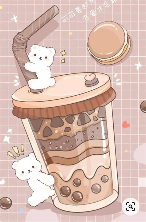 kawaii boba wallpapers adorable  cute backgrounds
