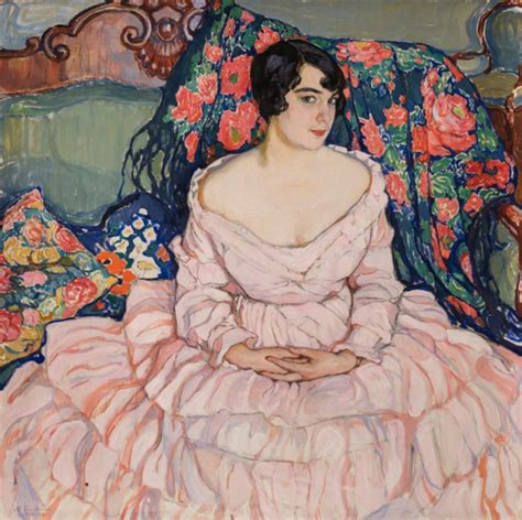 Elena Kiseleva (1878-1974, Russian), 1916, Portrait of a Lady (Lyubov ...