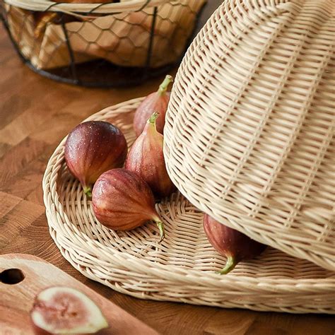 Купить Хлебная корзина из ротанга ручной работы, сервировочные корзины ...