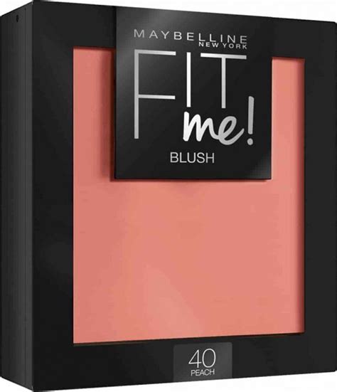Maybelline New York Румяна для лица Fit Me Сияющий финиш тон 40 Персик ...