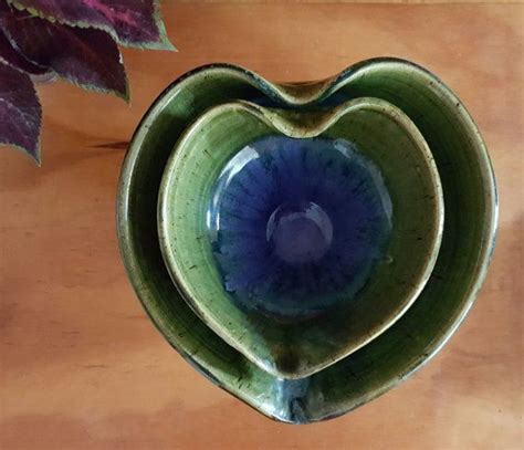 Heart Shaped Bowls https://www.etsy.com/listing/464706471/heart-shaped-bowls-ceramic-heart ...