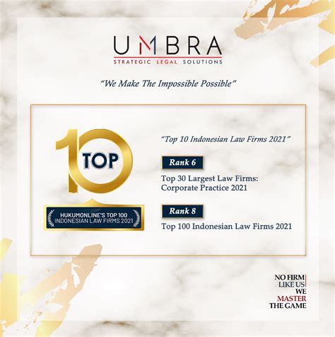 UMBRA | Top 10 Indonesian Law Firms 2021