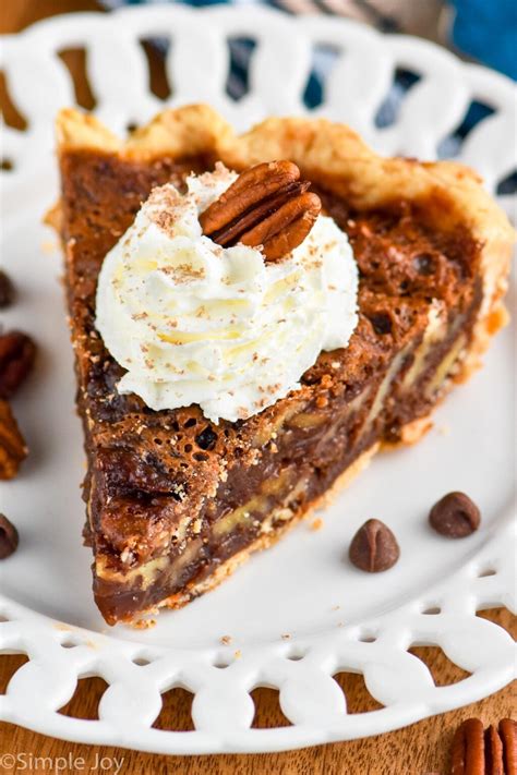 Chocolate Pecan Pie - Simple Joy