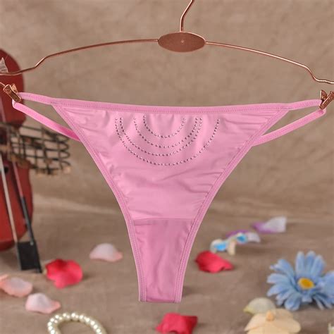 Ultra thin ultrafine sexy panties super soft viscose fabric thong women ...