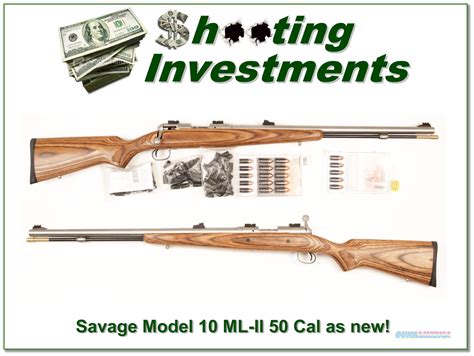 Savage Model 10 ML-II 50 Caliber Ex... for sale at Gunsamerica.com ...
